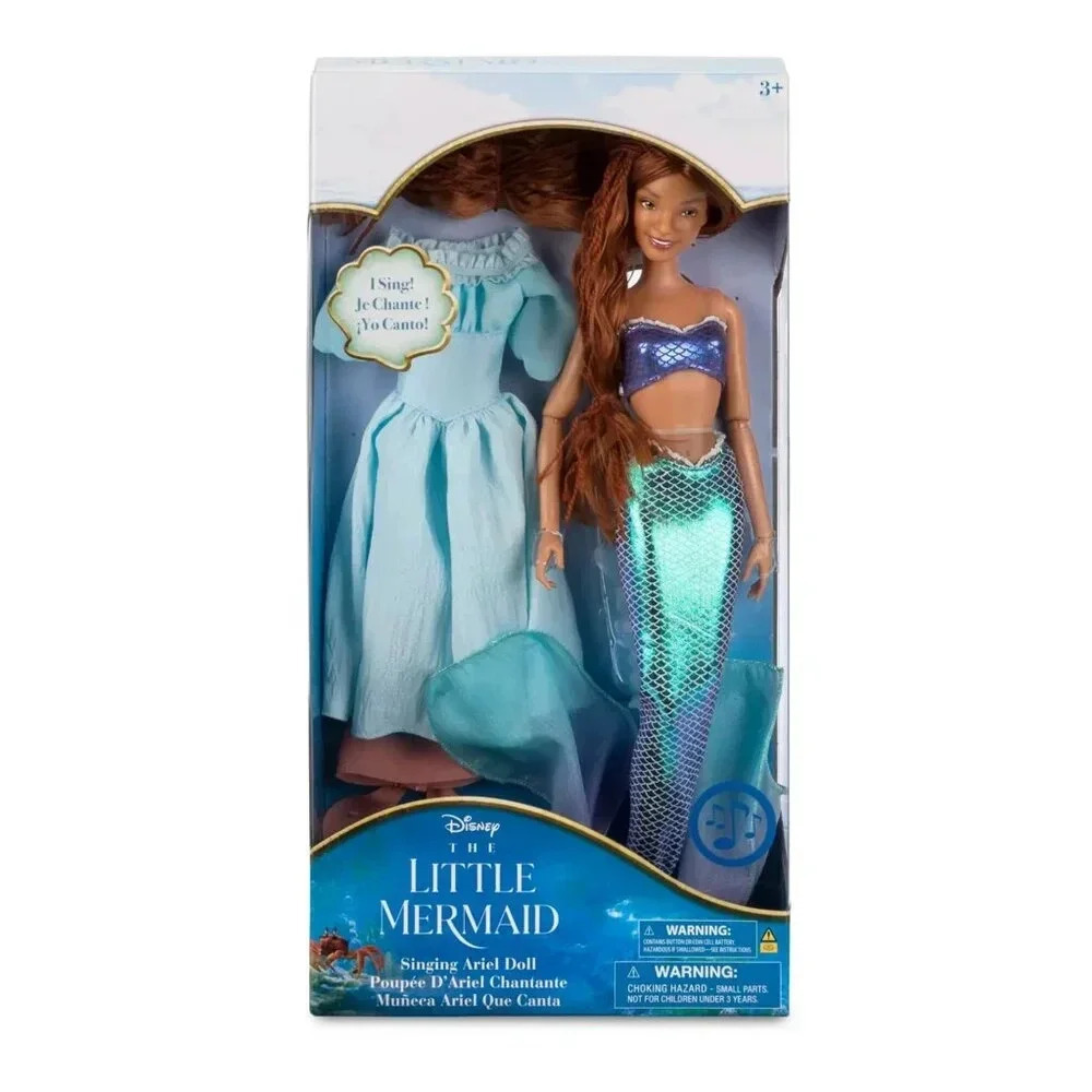 Disney The Little Mermaid Live Action Film Ariel Singing Doll 11inc New with Box